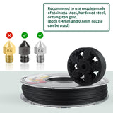 YXPOLYER PA12-CF Filament Chopped Carbon Fiber Nylon Filament 1.75mm 500g 1.1lbs Nylon Filament 1.75 3D Printer Filament yxpolyer