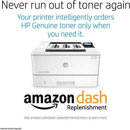 HP LaserJet Pro M402dn Monochrome Laser Printer with Built-in Ethernet & Double-Sided Printing, Amazon Dash replenishment ready (C5F94A), A4