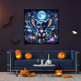 CHWGLFGG 5D Diamond Art Kits for Adults Beginners, Enchanted Forest Animal Diamond Painting Kits, DIY Full Round Drill Paint by Diamonds Dot Gem Art for Adults, Home Wall Decor 13.7X 13.7 Inch CHWGLFGG