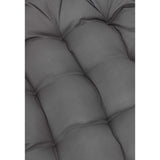 Yechen Indoor Outdoor Egg Hanging Chair with Stand, Patio Wicker Swing Egg Chair Indoor Swinging Chair Outdoor Hammock Egg Chair 350lbs Capacity for Patio Bedroom Balcony, Charcoal Grey (EG-001) Yechen