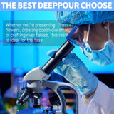 Deep Pour Epoxy Resin, 1.5 Gallon 2-4" Pour Depths Epoxy Resin Kit Crystal Clear High-Gloss No Bubble Self Leveling for DIY Molds Wood River Table Flower Preservation Top Mold Crafts Mix 2:1 Ratio Myqiuf