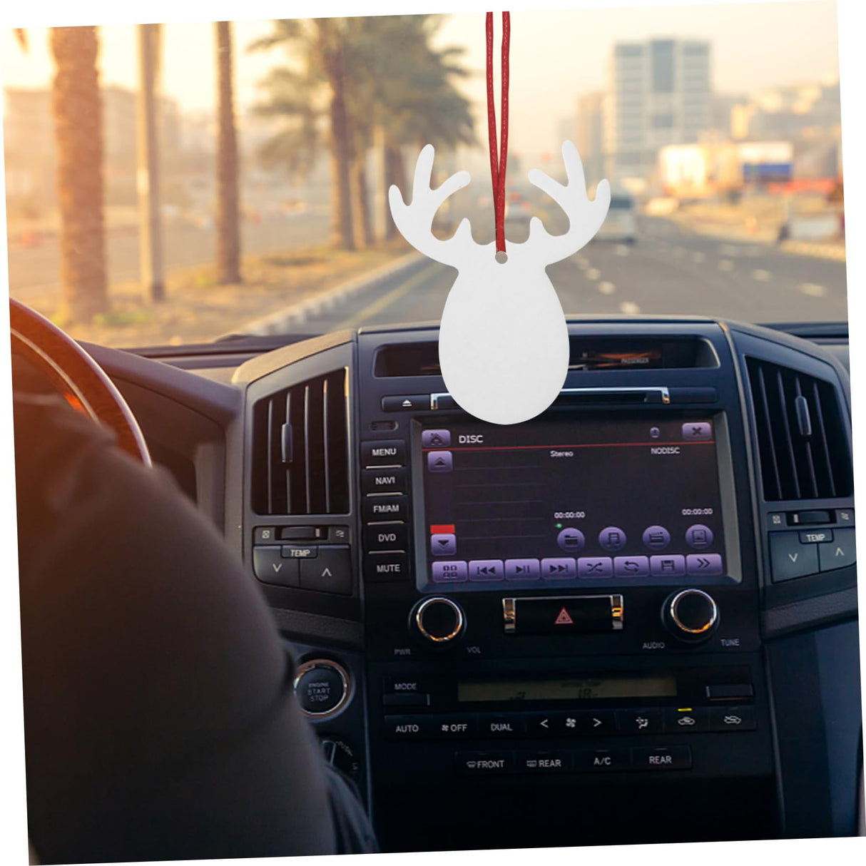 COLLBATH 8pcs Perfume Car Diffuser Accessory Car Diffuser Replacements DIY Car Air Freshener DIY Sublimation Blanks Felt Car Air Freshener Pads Air Freshener Car COLLBATH