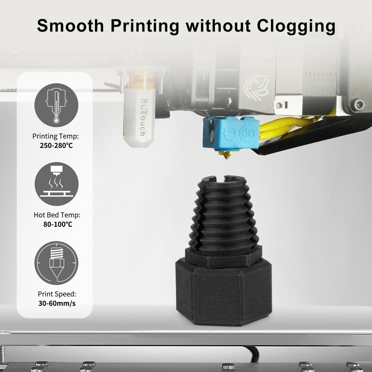 IEMAI Carbon Fiber ASA Filament 1.75mm, UV/Weather/Heat-Resistant ASA-CF, High Strength & Impact Resistance 3D Printer Filament for Functional Outdoor Parts, Black 1kg Spool IEMAI