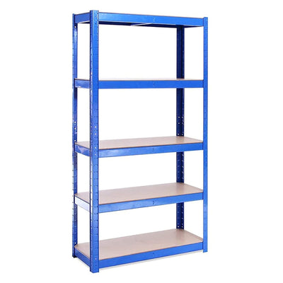 Garage Shelving Units: 71" H x 47" L x 24" W - 1 Bay - Grey - 5 Tier Unit | 400LB Load Weight Per Tier (2000LB Per Unit) | Home, Office, Garage or Business Use | 5 Year Warranty