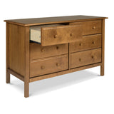 Davinci Jayden 6-Drawer Double Wide Dresser in Chestnut, Greenguard Gold Certified DaVinci