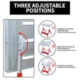 KODOM Steel Welding Table 30"x20", 400Lbs Load Capacity Welding Workbench Table, Folding Work Bench with Three 1.1'' Tabletop Slots, Adjustable Height&Angle, Retractable Guide Rails KODOM