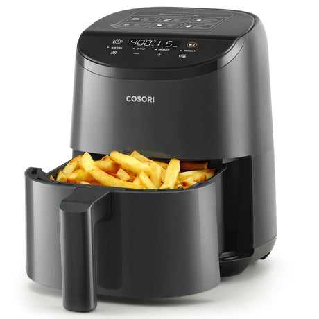 COSORI 2.1-Quart Air Fryer, Small 4-in-1 Air Fryer Ideal for Simple Meals and Snack, Easy to Leftover Food to Crispy, Up to 97% Less Oil, 30 In-App Recipes, Nonstick & Dishwasher-Safe Basket COSORI