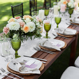 Aofmee 12 inch Round Woven Placemats Set of 6, Boho Rattan Place Mats, Natural Water Hyacinth Table Placemats, Farmhouse Weave Table Mats, Rustic Braided Wicker Charger Plates for Dining Table Decor Aofmee