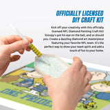 Sporticulture Snoopy Detroit Lions NFL Diamond Painting Craft Kit – Officially Licensed DIY Fan Art, Includes Pre-Sorted Gems, Stylus, Tray, and Instructions – Perfect for Framing and Display Sporticulture