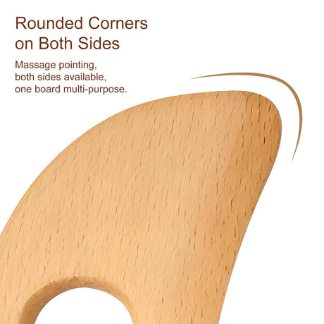 Wooden Guasha Massage Tool for Body, Lymphatic Drainage and Muscle Relaxation, Wooden Massager Therapy Release for Back, Legs, Arms,Neck,Shoulder Pain Jaasuee