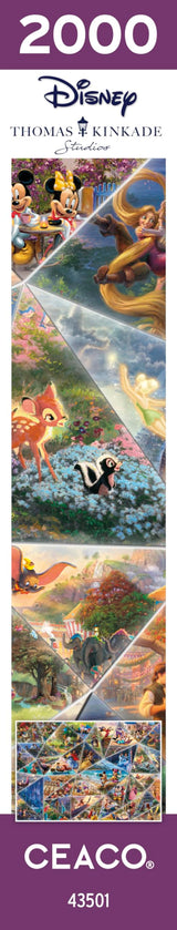 Ceaco - Thomas Kinkade - Disney Collage - 2000 Piece Jigsaw Puzzle Ceaco