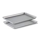 Calphalon Premium Nonstick Baking Pans Set of 2, 12 x 17 inch, Silverware, Heavy Gauge Steel Core Calphalon