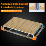 FoxAlien 3S 8040 X-axis Extension Kit with T-slot Hybrid Spoilboard for Masuter 3S CNC Router Machine, for Large Engraving Carving Projects (Extend X-axis to 800mm) FoxAlien