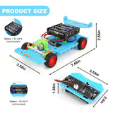 ScienSta STEM Kits for Kids Age 10-12, Building Remote Control Car, Model Car Kits, Gifts for Boys 10-16, 3D Puzzles Science Educational Crafts, Toys for 10 11 12 13 14 Year Old Boys and Girls ScienSta
