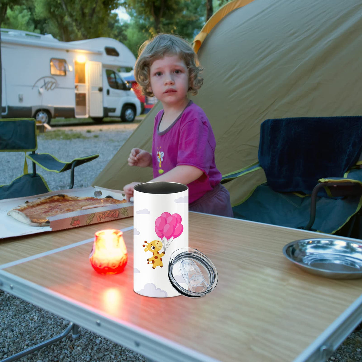 XccMe 20oz Skinny Tumbler Replacement Lids 2 Pack,Spill Proof Splash Resistant Silicone Sliding Covers,Straw Friendly, BPA Free XccMe