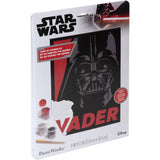 Dimensions PaintWorks Darth Vader Star Wars Paint by Number Kit for Adults and Kids, Finished Project 9" x 12", Multicolor 7 Piece Dimensions