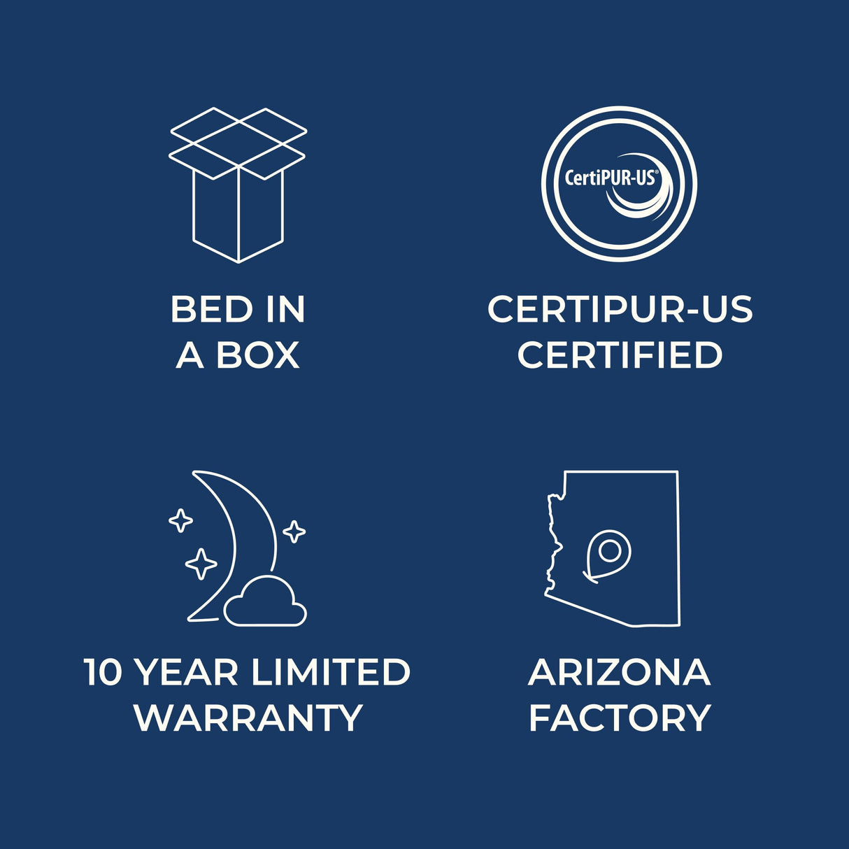 Brooklyn Bedding Select 8" Gel Memory Foam Hybrid Mattress, Queen Brooklyn Bedding