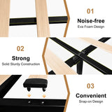 King LED Bed Frame with 2 Drawers, Teddy Fleece Rounded Corner Storage Platform Bedframe with Upholstered Headboard, No Box Spring Needed, Noise Free, Easy Assembly, Pink SIBEDS