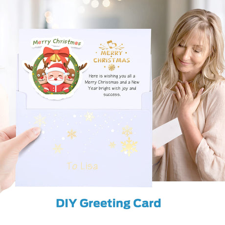 Ohuhu Blank White Cards and Envelopes 100 Pack - 5" x 7" Heavyweight Folded Cardstock and A7 Envelopes for DIY Greeting Cards Wedding Birthday Invitations Baby Shower Thank You Cards and All Occasions Ohuhu
