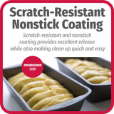 GoodCook Everyday Non-Stick 9” x 5” Bread Loaf Pan – Loaf Bread Pan for Baking, Steel Bread Baking Supplies, Baking Pans for Meatloaf, Breads, Cakes, Brownies, Lasagnas, Casseroles GoodCook