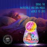Unicorn Terrarium Gifts for Kids - Light Up Terrarium Crafts Kit with DIY Moon Lamp - Unicorn Toys for Girls - Arts and Crafts Birthday Gift for Girls Ages 4 5 6 7 8-12 Year Old LAOESE