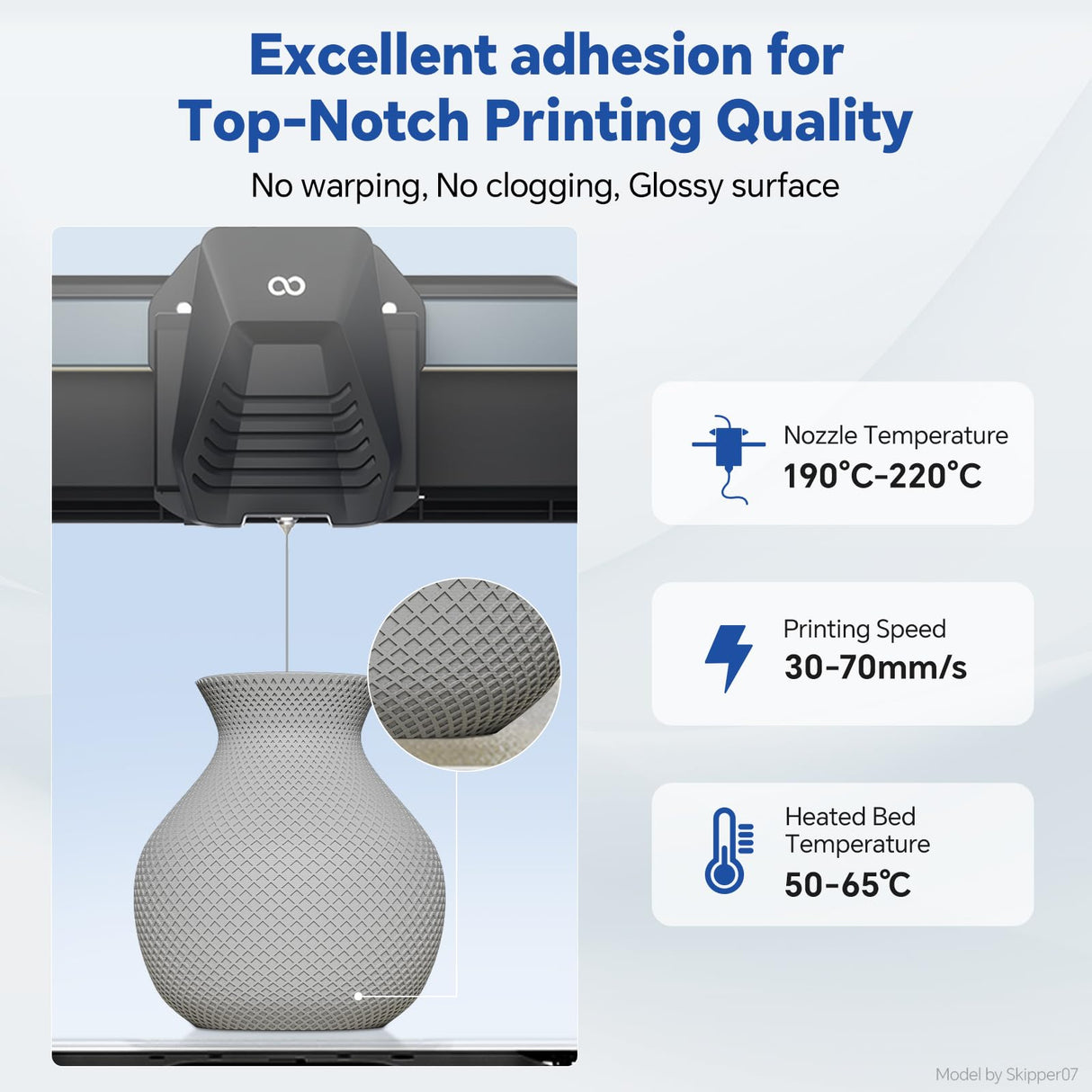 DEEPLEE PLA 1.75mm 3D Printer Filament, Dimensional Accuracy +/- 0.02mm, Neatly Wound, No Clogging, Vacuum Package, Fits for Most FDM 3D Printers, Cardboard Spool 1kg Black Deeplee