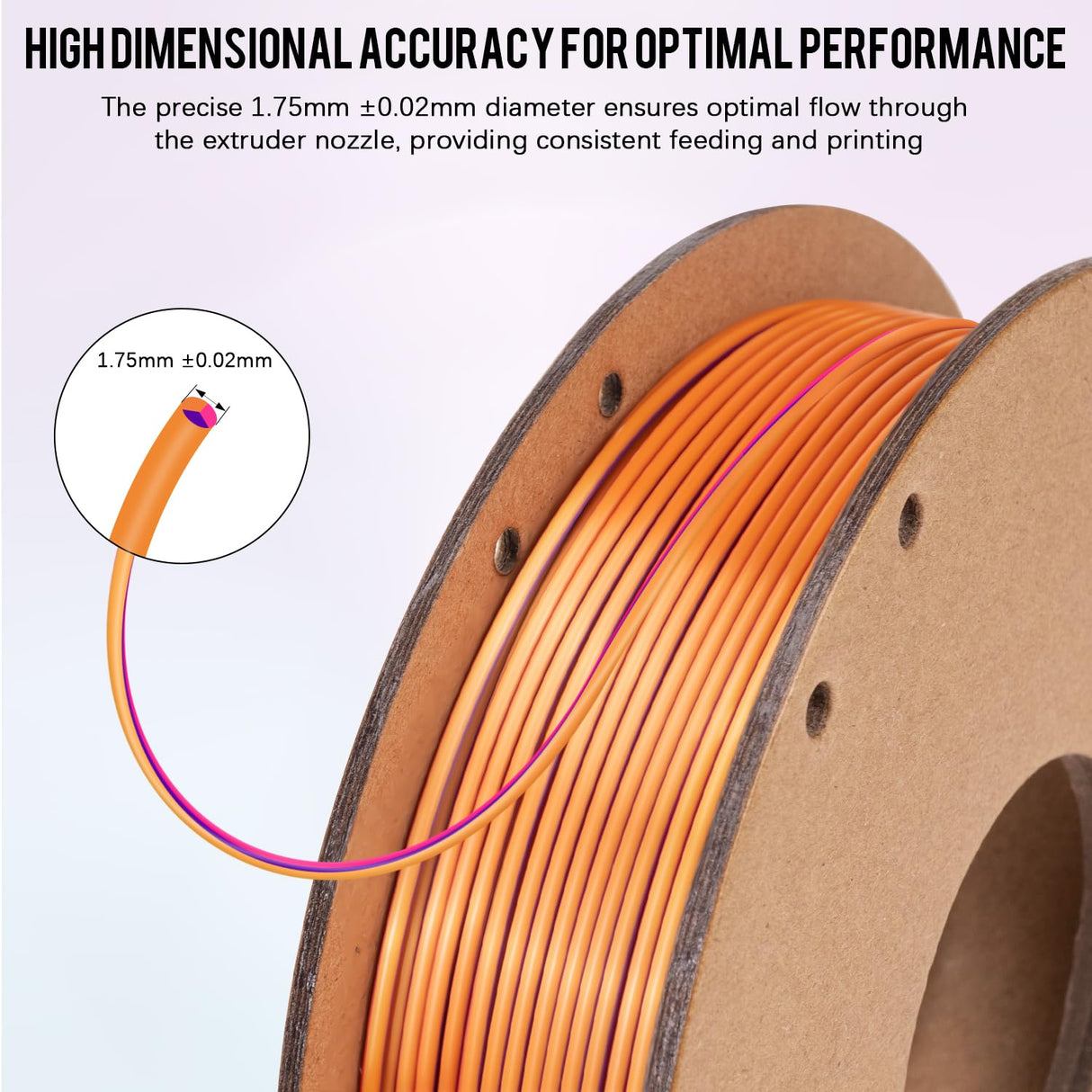 Dynta Tri-Colors Silk Pla Filament 3D Printer 1.75mm Filament Bundle, Multi-Color, 6 Pack 250g Each Dynta