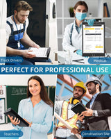 Metal Clipboard with Storage, Letter Size Heavy Duty Aluminum Clipboards, Dual Storage Binder Form Holder with High Capacity Clip for Teacher, Nurse, Police, School & Office Supplies - Frosted Black Sunnyclip