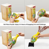 3D Puzzles Vase for Adults, 160 Pieces Puzzle Flower Vase for Home and Office Decor, DIY 4D Jigsaw Vase Arts and Crafts for Kids, Unique Housewarming Gifts for Moms YIZHOR