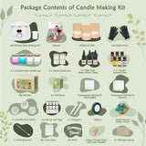 Candle Making Kit for Adults Beginners – 1200g Soy Wax, Digital Wax Melting Pot, Floral Candle Molds, Gift Boxes, Premium Candle Making Supplies, Complete DIY Set, Home Decor Gifts ZEROMX