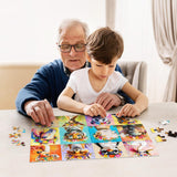 100 Piece Puzzles for Kids Ages 4-8 - Animal Portraits Donuts Puzzles for Kids Ages 8-10 Large Puzzles for Senior Jigsaw Puzzles for Kids Ages 6-8 Year Old Educational Puzzles Toys 4-Pack Jeacirio