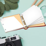 Performore 11 X 8.5 Inch Letter Size Minute Book Paper, 3 Hole Punched White Loose Leaf Minute Book Ledger Sheets, 200 Ledger Sheets for Record Keeping Performore