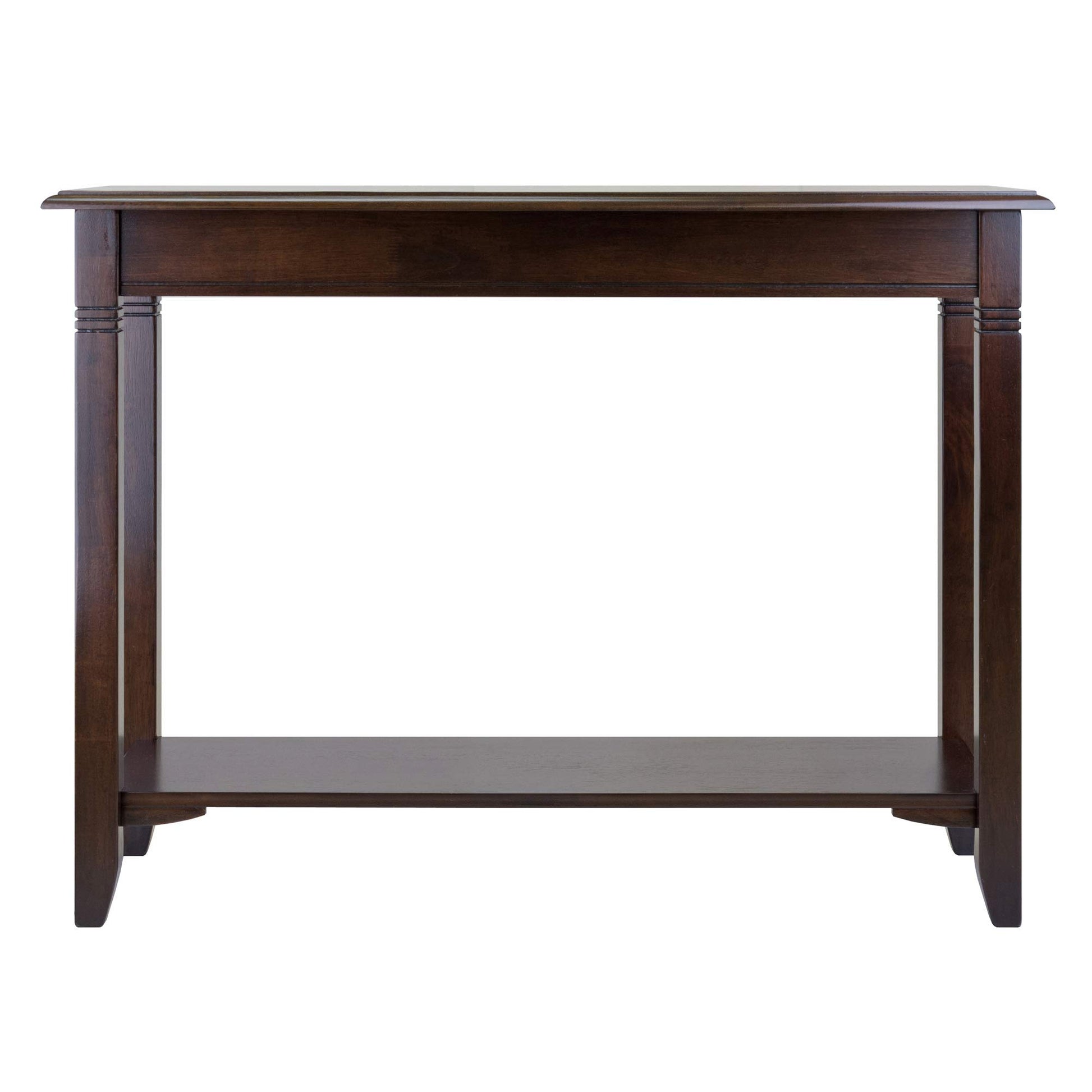 Winsome Nolan 30 x 40 x 15.98-Inch Composite Wood Console Table With Drawer, Cappuccino (40640) - WoodArtSupply