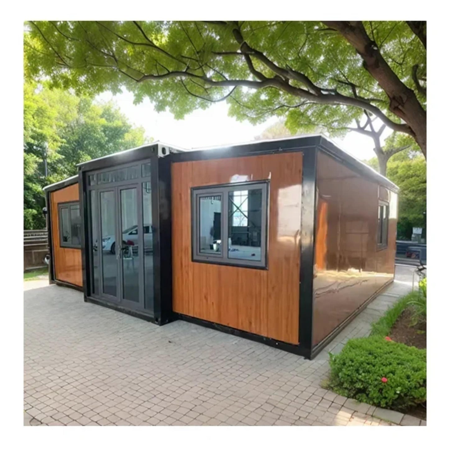 3 Bedroom Luxury Prefab Expandable Container House 20FT 30FT 40FT Folding Expandable House - WoodArtSupply