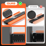JOREST Contour Gauge with Lock (10 Inch), Gifts Ideas for Men Dad Carpenter Handyman, Profile Tool for Tile Flooring, Carpet laying, Woodworking, Measuring Angle/Shape/Outline/Edge Jorest
