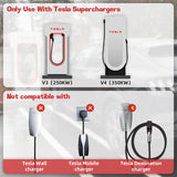 BELZAR Tesla Supercharger NACS to CCS Adapter - Max 500A / 1,000V, 250KW Fast Charging at Tesla Superchargers with NACS DC Adapter, Fit for Rivian Ford GM Volvo and Polestar EVs (CCS1 Port) BELZAR