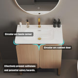 BLUHOUZZ Dalia 30 Inch Bathroom Vanity with Sink,Large Storage Freestanding Bathroom Vanity with Overflow for Modern Bathroom, One-Piece Sink Basin Minimalist Bathroom Sink Cabinet BLUHOUZZ