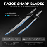 KastKing Speed Demon 110v Electric Fillet Knife, Precision Cut with High Torque Motor, ETL Certified Safety, Balanced Lightweight Handle, 2 Sets of Stainless-steel Blades KastKing