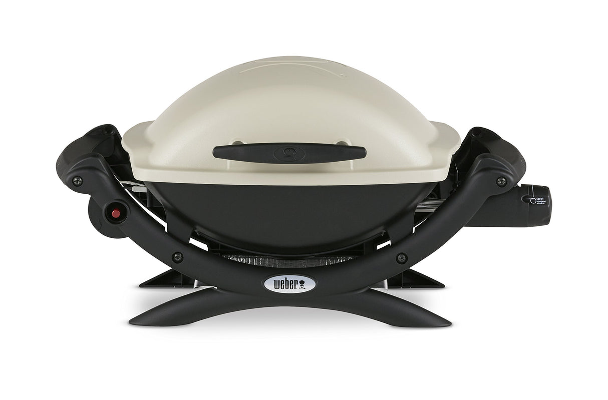 Weber Q1000 Liquid Propane Grill, Titanium Weber