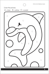 School Zone My First Coloring Fun Workbook: 48 Pages, Pre-K, Preschool, Kindergarten, Numbers, Counting, Letters, Alphabet, Shape Identification, Ages 3 to 6 (Little Busy Book Series) School Zone
