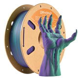 ERYONE Matte Dual Color PLA Filament 1.75 mm for 3D Printers,Accuracy +/- 0.03mm,1kg/ Spool(2.2lbs), Matte Green&Purple ERYONE