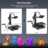 TRONXY 3D Printers,CRUX 1 Mini 3D Printer for Beginners,Fast Assembly Direct Drive Desktop Portable with PEI Magnetic Sticker Platform, Impresora Small 3D Printer Print Size 7.08x7.08x7.08 inch TRONXY