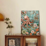 Reivworl Animal Paint by Numbers Kit for Adults, Octopus Paint by Number, Painting by Number for Gifts and Home Wall Decor 16x20Inch Reivworl