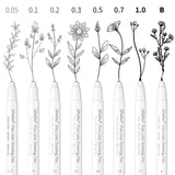 Ohuhu Markers, 48-color Double Tipped Alcohol Markers, Chisel & Fine Alcohol-based Art Marker Set + Fineliner Drawing Pen Set of 8 Pack Ultra Fine Line Drawing Markers Ohuhu