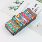 AiYuanzsh DIY Diamond Painting Glasses Case, Boho Tribal Diamond Art Eyeglass Storage Box, Colorful Handmade 5D Diamond Art Kit for Adults, Travel Sunglasses Holder, Craft Gift Idea AiYuanzsh