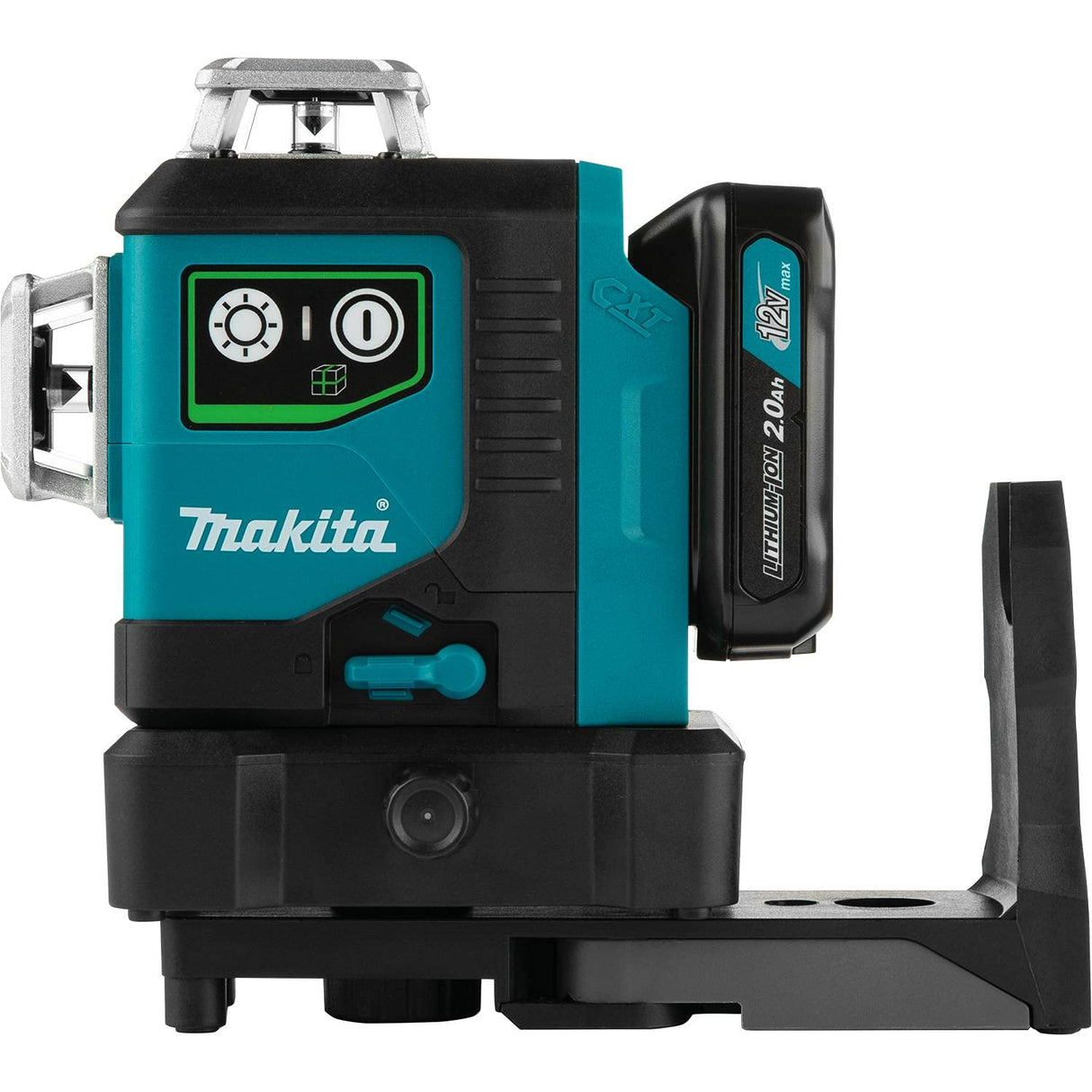Makita SK700GDNAJ 12V max CXT® Lithium-Ion Cordless Self-Leveling 360° 3-Plane Green Laser Kit (2.0Ah), Class II, 510-530 nm, <2 mW Makita