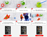 TUMOVO Animal Paint by Numbers, Abstract Owl Paint by Number for Adults, Delicate Animal Painting by Numbers for Home Wall Decor, Oil Painting with Brushes and Pigment, 16x20 Inch TUMOVO