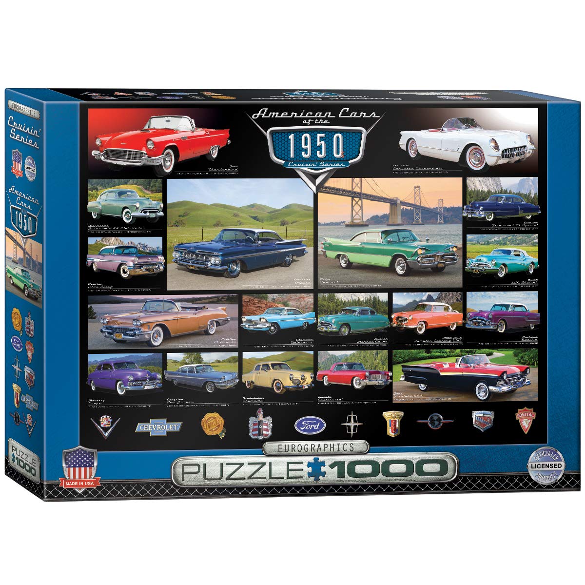 EuroGraphics 1950's Cruisin' Classics Jigsaw Puzzle (1000-Piece) EuroGraphics