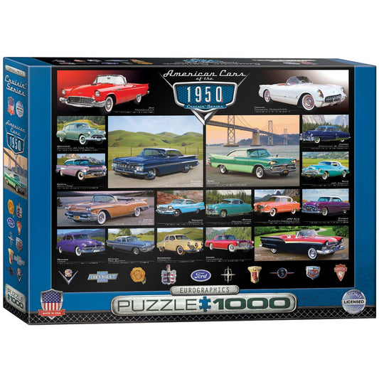 EuroGraphics 1950's Cruisin' Classics Jigsaw Puzzle (1000-Piece)