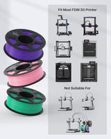 ELEGOO PLA Filament 1.75mm Black 1KG, 3D Printer Filament Dimensional Accuracy +/- 0.02mm, 1kg Spool(2.2lbs) Fit Most FDM 3D Printers ELEGOO